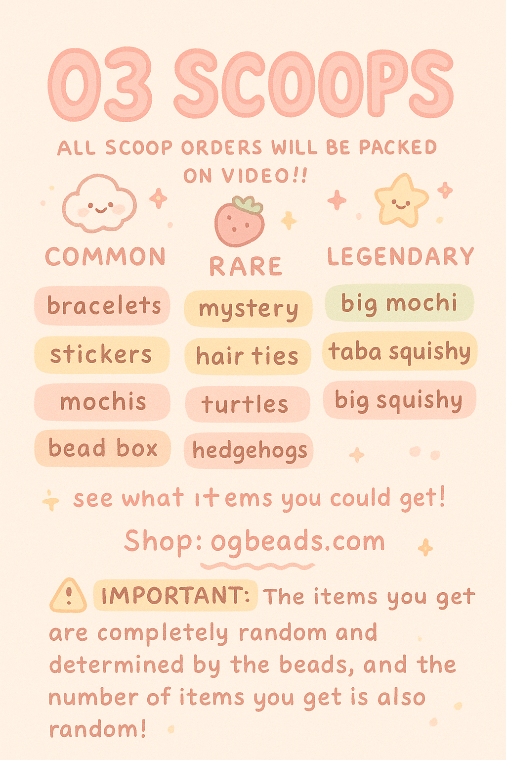 Viral OG Scoopables! (Read description)