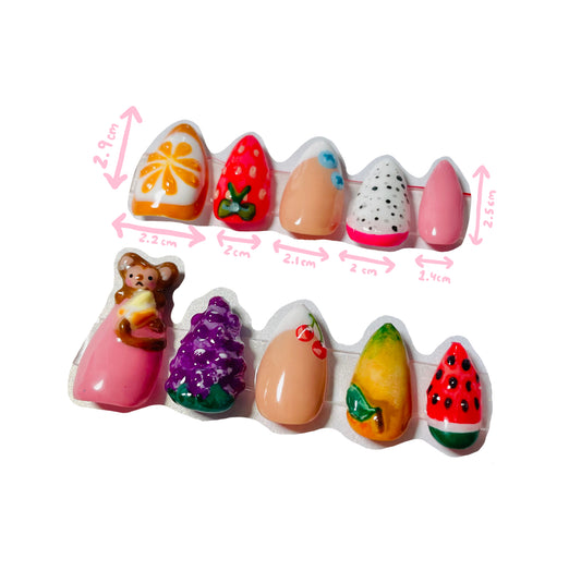 Cute fruit nails!