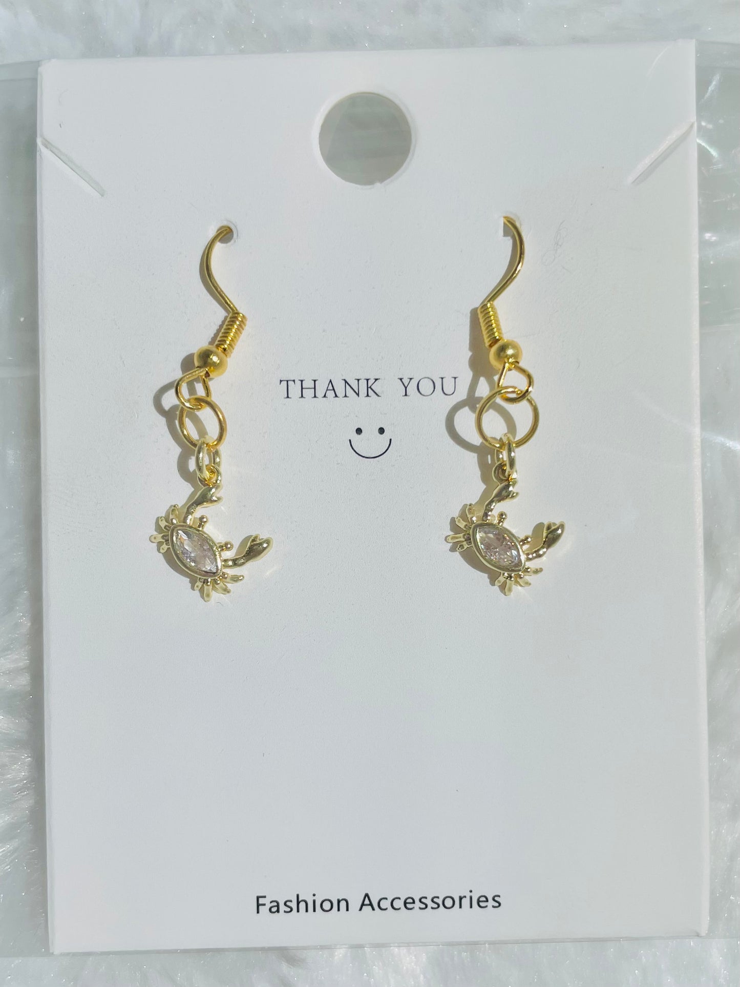 Crab earrings! Coastal Vibe!