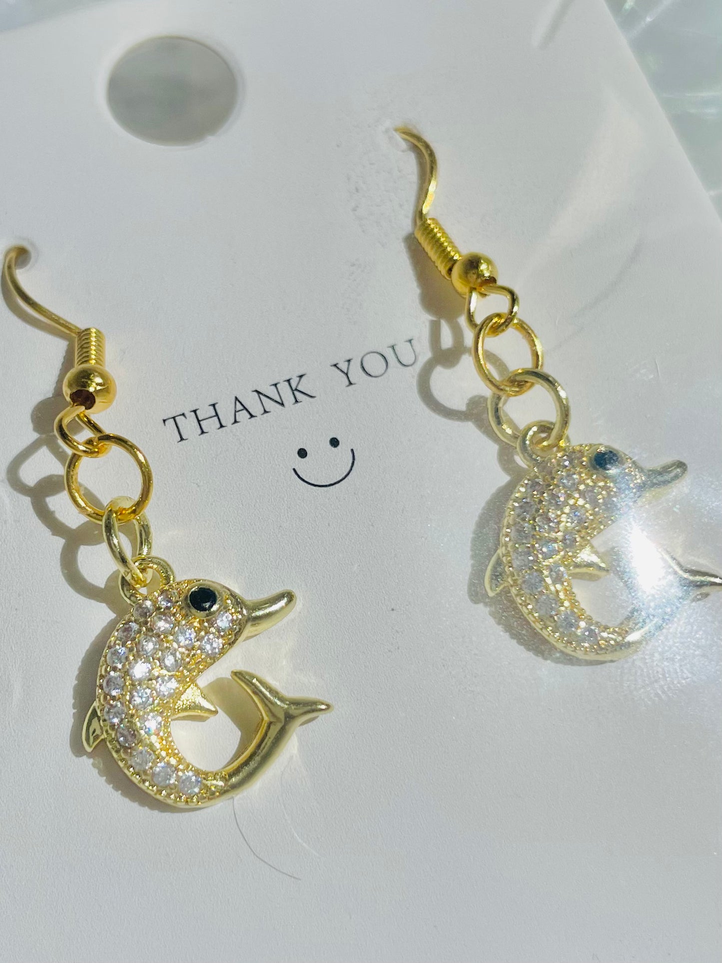 Dolphin earrings! Coastal Vibe!